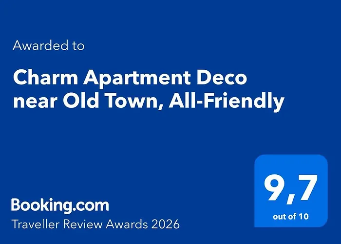 Charm Deco Near Old Town, All-friendly